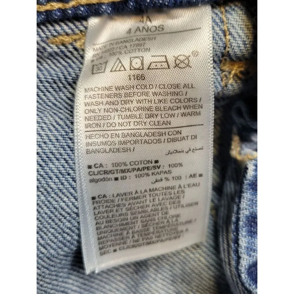 Old Navy Classic Blue Denim Kids' Girls Shorts